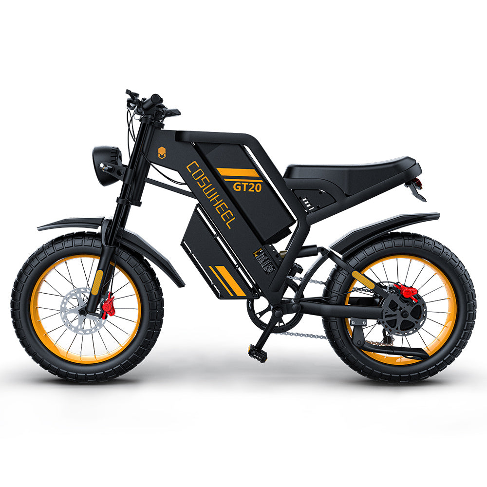 (UK STOCK 2-5 WORKING DAYS DELIVERY) COSWHEEL GT20 1500W MOTOR (RATED 1000W) 28 MPH (45KM/H TOP SPEED) 48V 25AH 20 INCH ELECTRIC BIKE