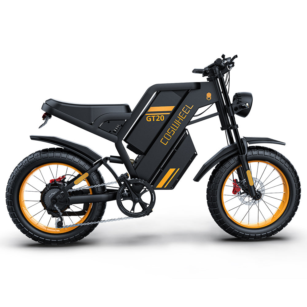 (UK STOCK 2-5 WORKING DAYS DELIVERY) COSWHEEL GT20 1500W MOTOR (RATED 1000W) 28 MPH (45KM/H TOP SPEED) 48V 25AH 20 INCH ELECTRIC BIKE