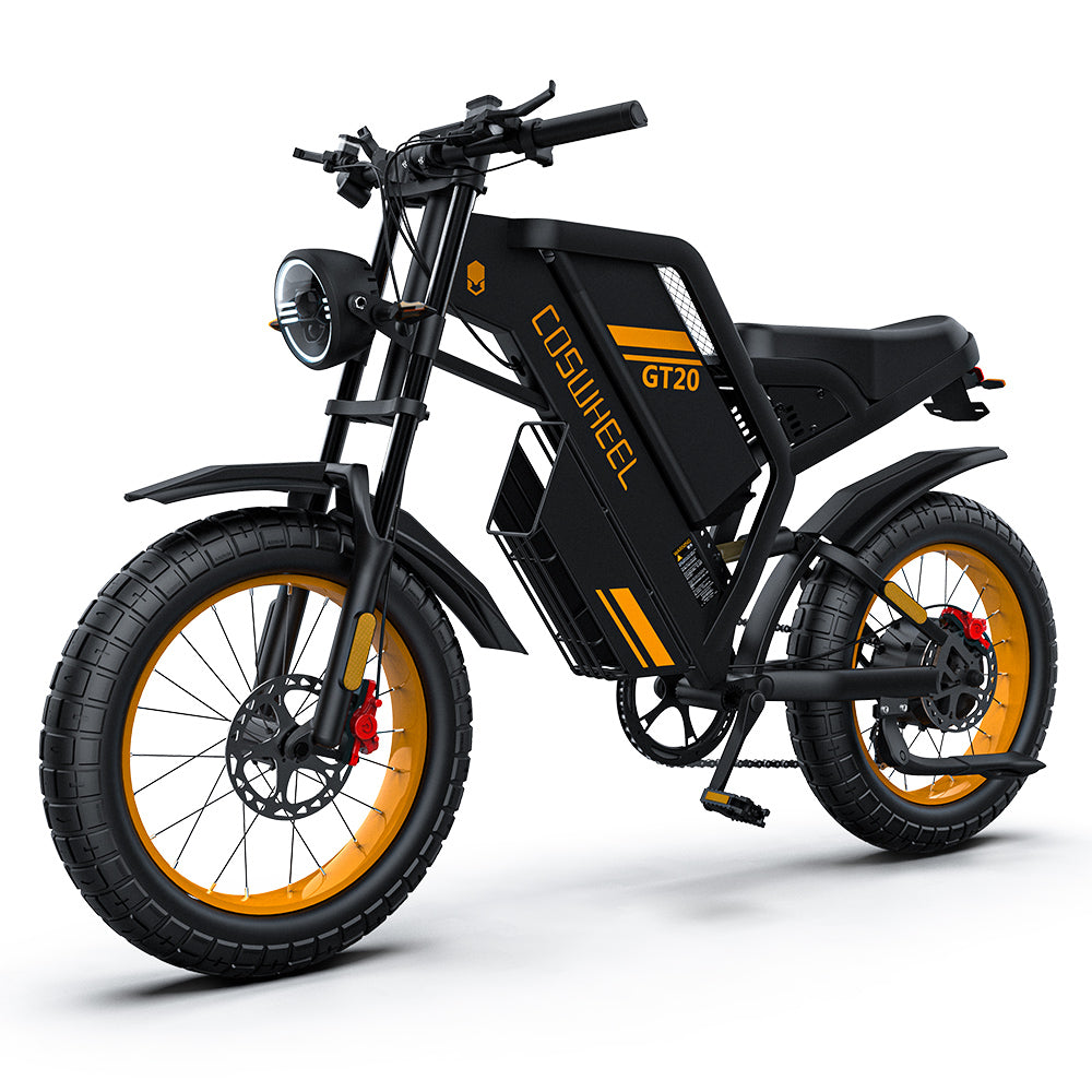 (UK STOCK 2-5 WORKING DAYS DELIVERY) COSWHEEL GT20 1500W MOTOR (RATED 1000W) 28 MPH (45KM/H TOP SPEED) 48V 25AH 20 INCH ELECTRIC BIKE